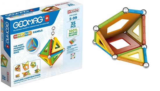 Geomag Supercolor Panels Recycled 35 dlg 5+