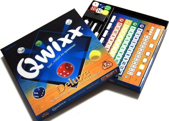 white goblin QWIXX DELUXE 8+      