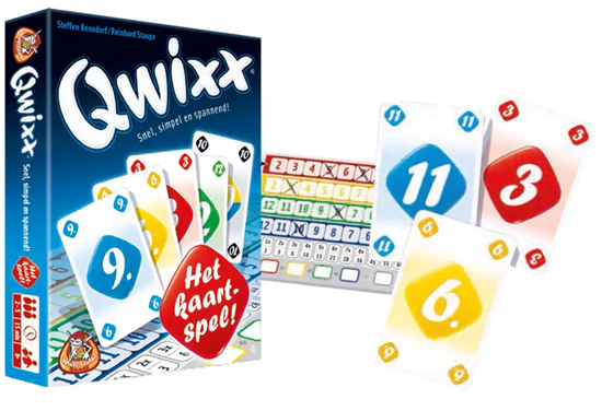 white goblin QWIXX KAART spel  8+   