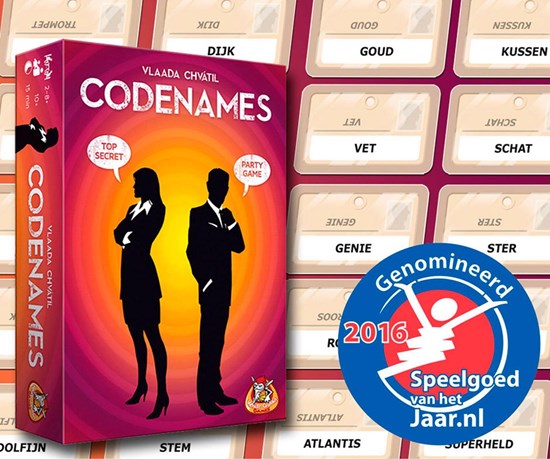 white goblin Codenames Top Secret party game 8+