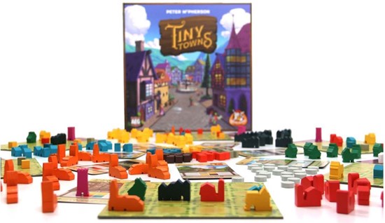 white goblin Tiny Towns bordspel 10 + 