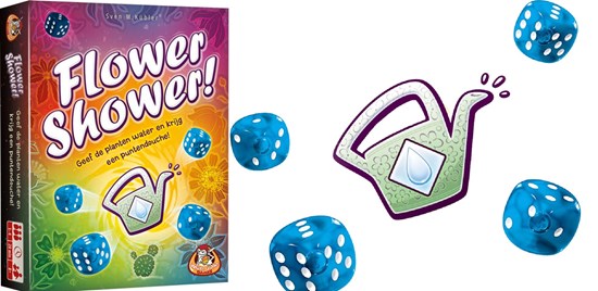 White Goblin Games Flower Shower Dobbelspel 8+