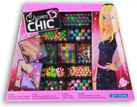 DIY Toys Kralenset Charm Chic met Letters 6+