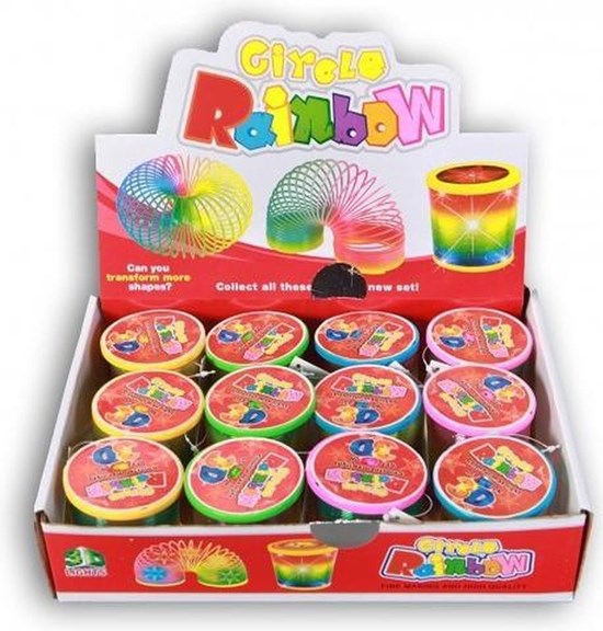 CIRCLE RAINBOW SLINKY TRAPVEER