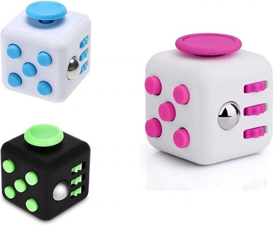 Magic Fidget Cube assorti kleuren  