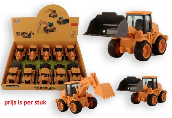 TRUCK Grondverzet Auto assorti circa 13cm 