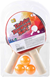 Kidsfun Dubbel Tafeltennis set met Balletjes 3+ 