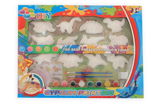 DIY Gypsum Dinosaurus Painting set 3+ 
