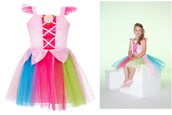Souza NURIA Jurk Licht Roze/Multi Colors 3-4jaar 