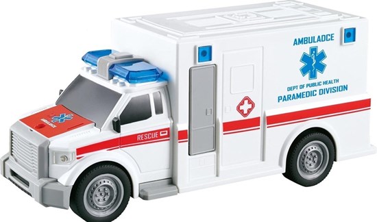 JoolyVroom Ambulance Light and Sound 1/20 