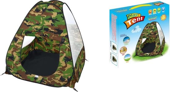 jolly outside Leger Camouflage Pop Up Tent 