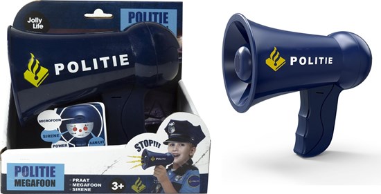 JollyLife Politie Megafoon (2xAA) 3+ 
