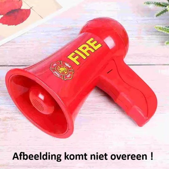 JollyLife Brandweer Megafoon (2xAA) 3+ 