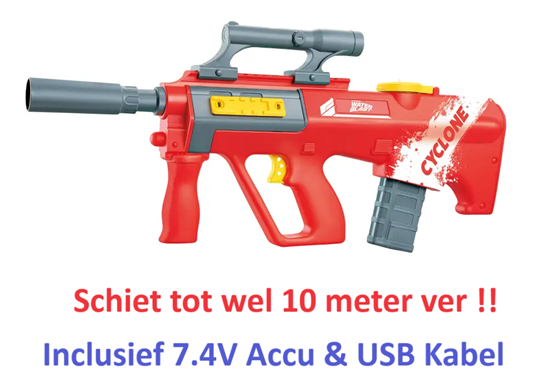 Water Blast Electric Watergun Rood tot 10mtr met Accu 