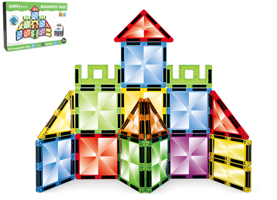 Jollity Works Creative Magnetic Blocks STEM  20 dlg 3+ 
