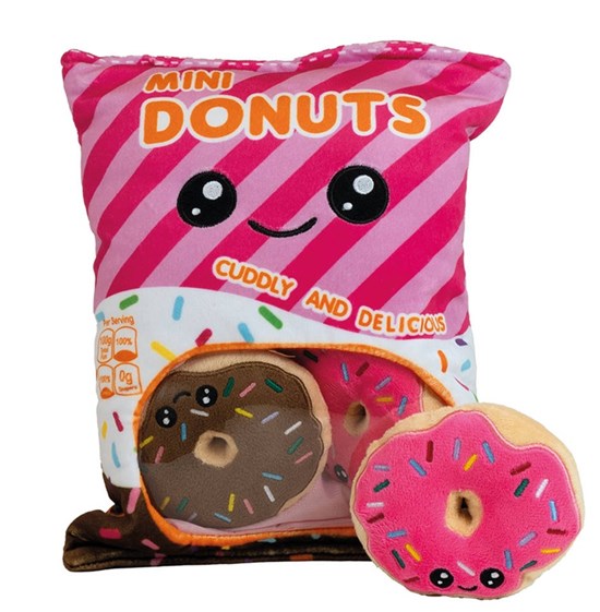 Jolly Plush Snack Pillow mini Donuts circa 40cm 