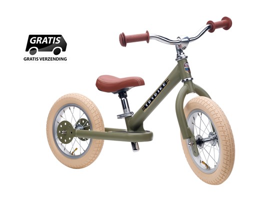 the Original Trybike Metaal 2 Wiel Vintage Groen 15mnd+ / 6 jaar 