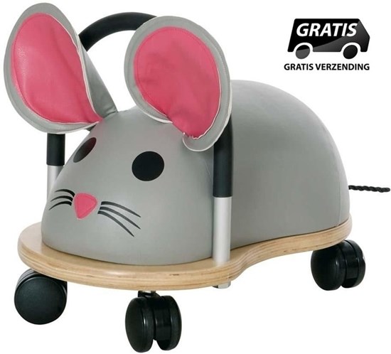 the Original Wheelybug Muis Large Grijs 3+ 
