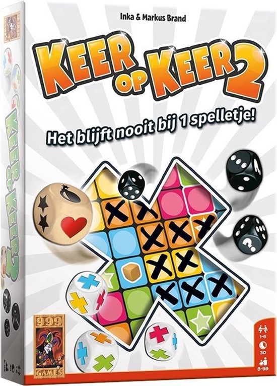 999games KEER op KEER 2 dobbelspel 8+