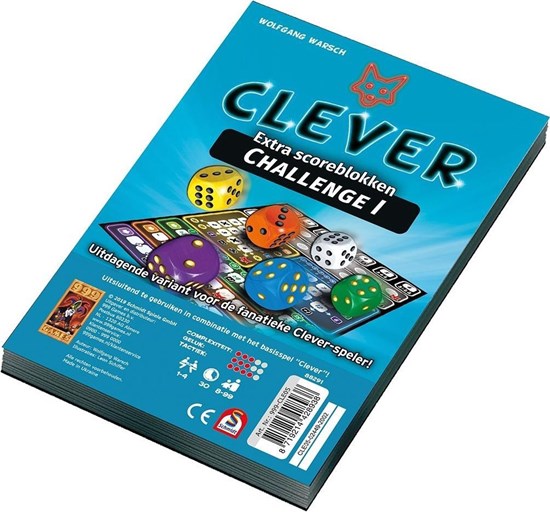 999games Clever Challenge 2 EXTRA scoreblokken 8+ 