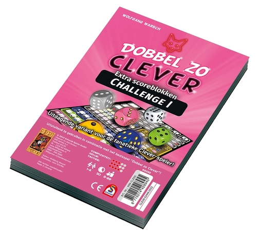 999games Dobbel zo Clever 2 Extra scoreblokken Challenge !