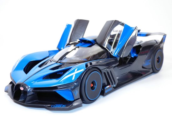 Bburago Bugatti Bolide Blauw/Zwart 1/18 