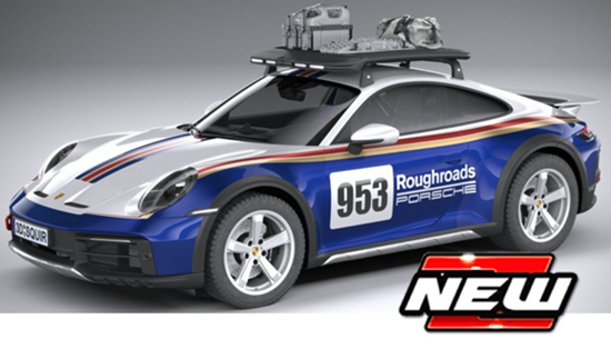 Bburago Porsche 911 Dakar Uitvoering 1/24 
