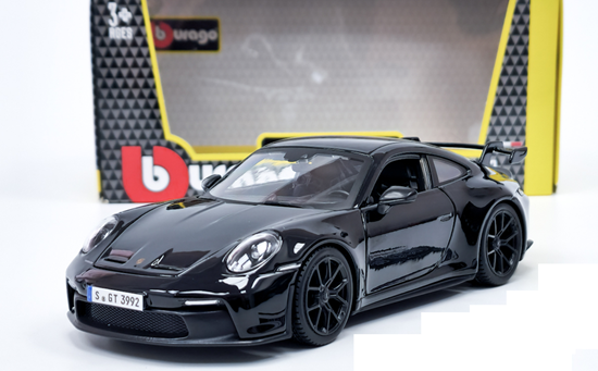 Bburago Porsche 911 GT3 Zwart 1/24 