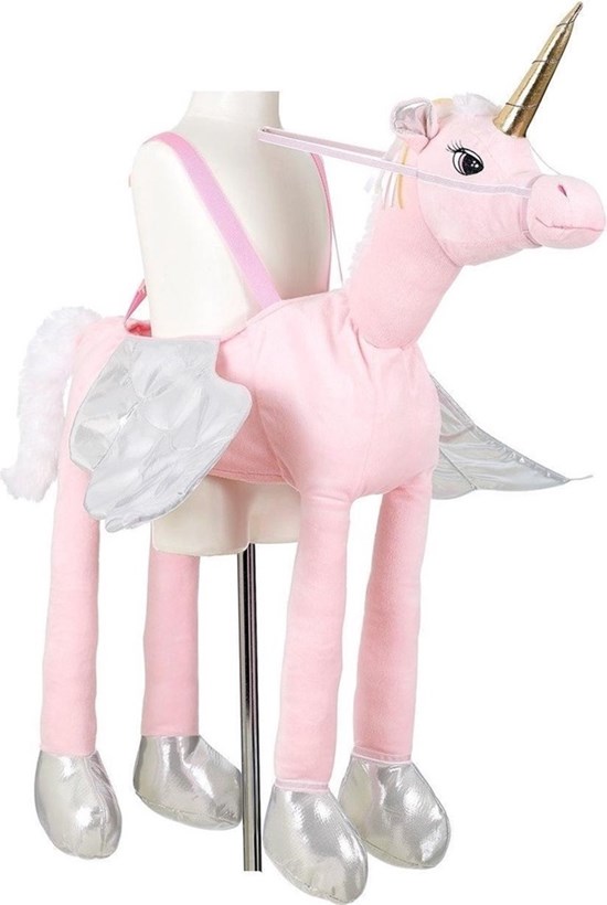 souza Ride on Eenhoorn Roze/Zilver  5-6 jaar 110-116cm 