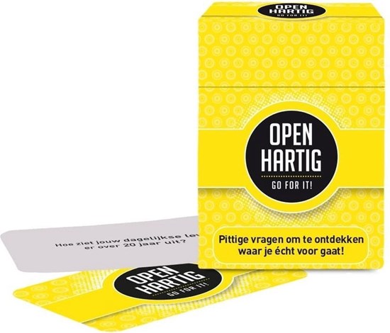 open up Open Hartig Go For It ! kaartspel