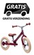 the Original Trybike Metaal 2 Wiel Matt Rood 15mnd+ / 6 jaar 