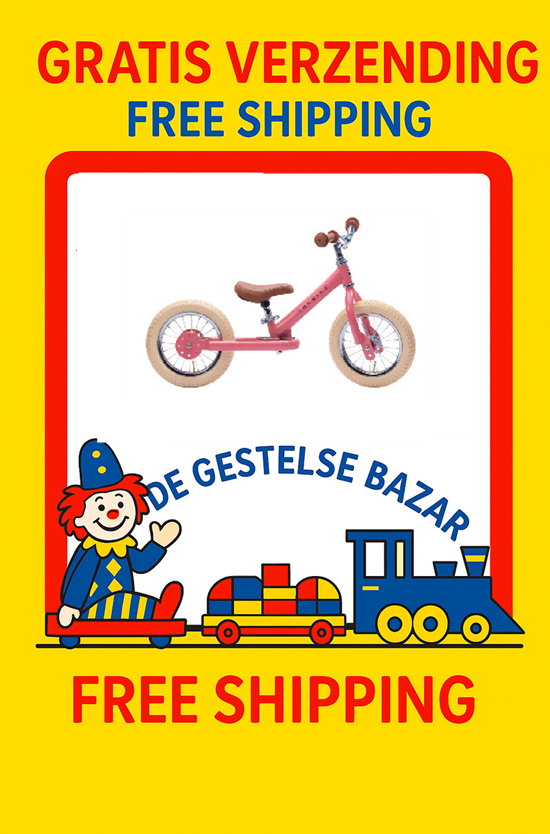 the Original Trybike Metaal 2 Wiel Matt Roze 15mnd+ / 6 jaar  