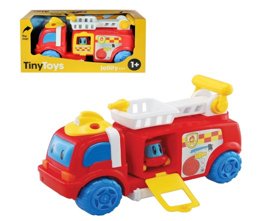 TinyToys Brandweerwagen Fonzy met Vriendje  Licht en 40 Geluiden 1+ 