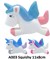 Squishy Unicorn ass.Kleuren circa 11x8cm 3+
