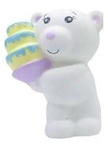 Squishy Beer Wit met Taart circa 11x9cm 3+ 