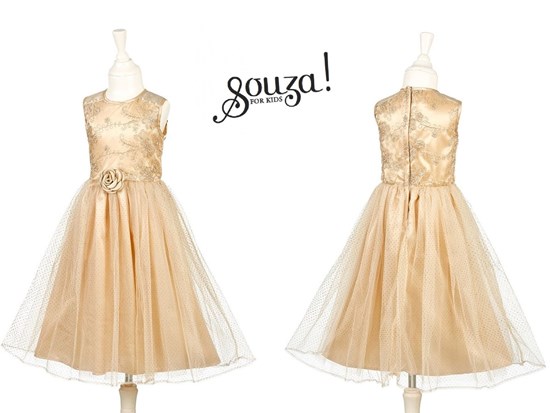 souza Noraline Gouden Prinsessen Jurk 3-4 jaar