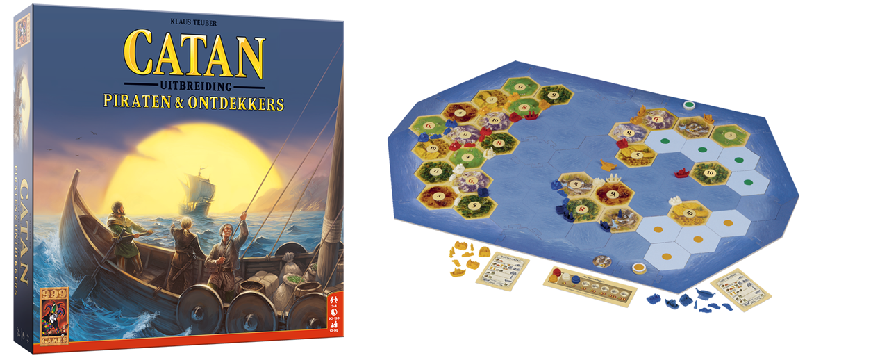 geluk Egoïsme Barcelona 999games Catan : Piraten & Ontdekkers 5/6 spelers UITBREIDING 12+