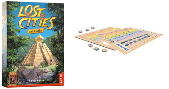 999games Lost Cities Roll & Write Dobbelspel 8+ 