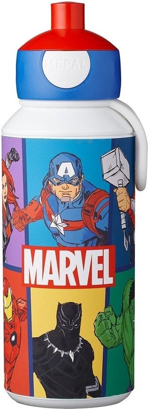 mepal Marvel Avengers Figures Pop-Up Drinkbeker 400ml