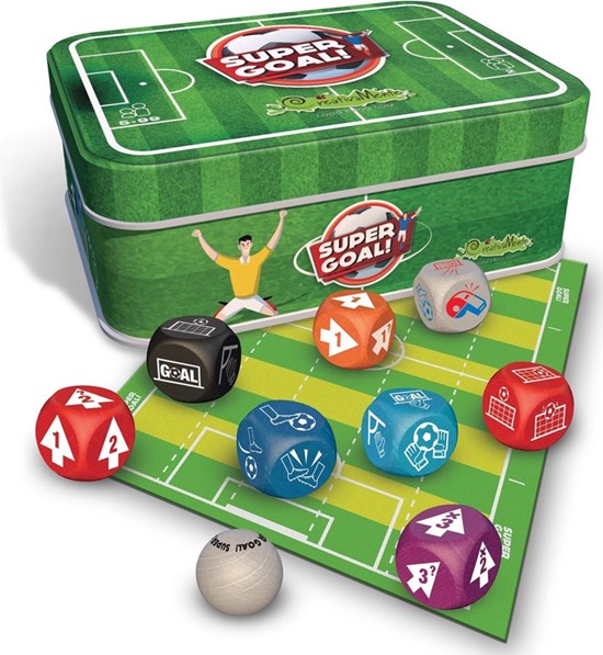 Super Goal ! Dobbelspel in Blik 6+ 