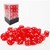 Translucent Dobbelstenen Rood 12mm 36stuks 