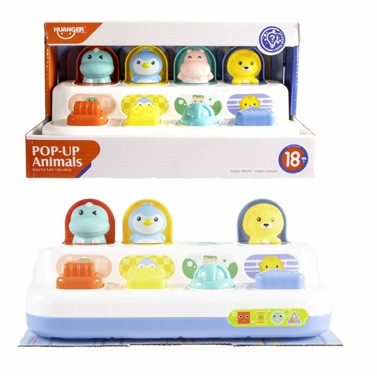 Baby Pop Up Animals 18mnd+ 