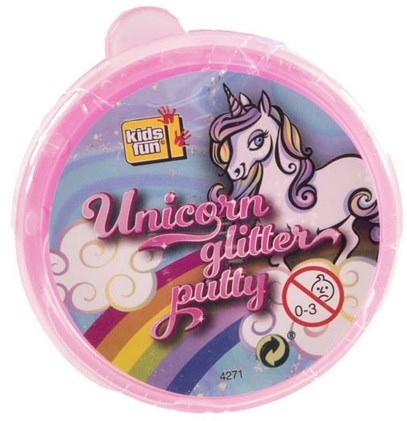 kidsfun Unicorn Glitter Putty met Glitter 3+
