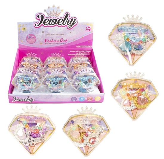 Diamanten Sieradenset 7dlg assorti 
