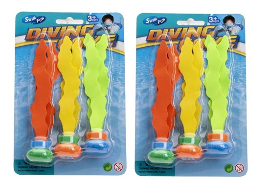 Swim Fun Diving Game 3 Duikstaven Colors op Kaart 16cm 3+ 