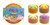 KidsFun Surprise Squishy Dumpling 5,5cm  assorti 