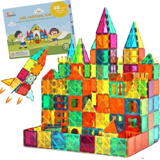 Gladi Tiles Magnetic Color Blocks 60dlg 3+ 