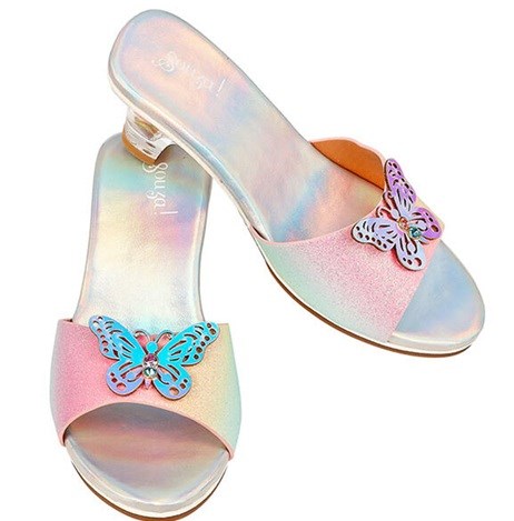 Souza Slipper Hoge Hak Ophelie Regenboog Vlinder mt 27/28 