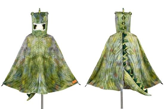 Souza T-Rex Dino Groene Cape 104-122cm 4-7jr 