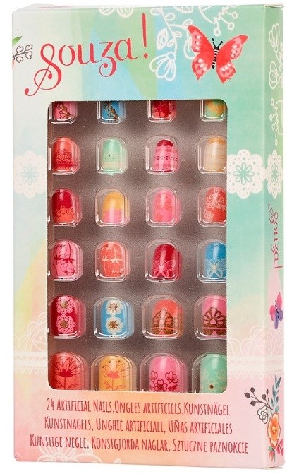 Souza Plak Nageltjes Flowers 